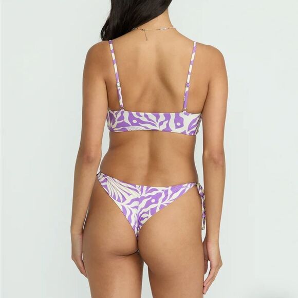 Billabong Wave Song Tie Side Tanga Skimpy Bottom - Picture 6 of 7